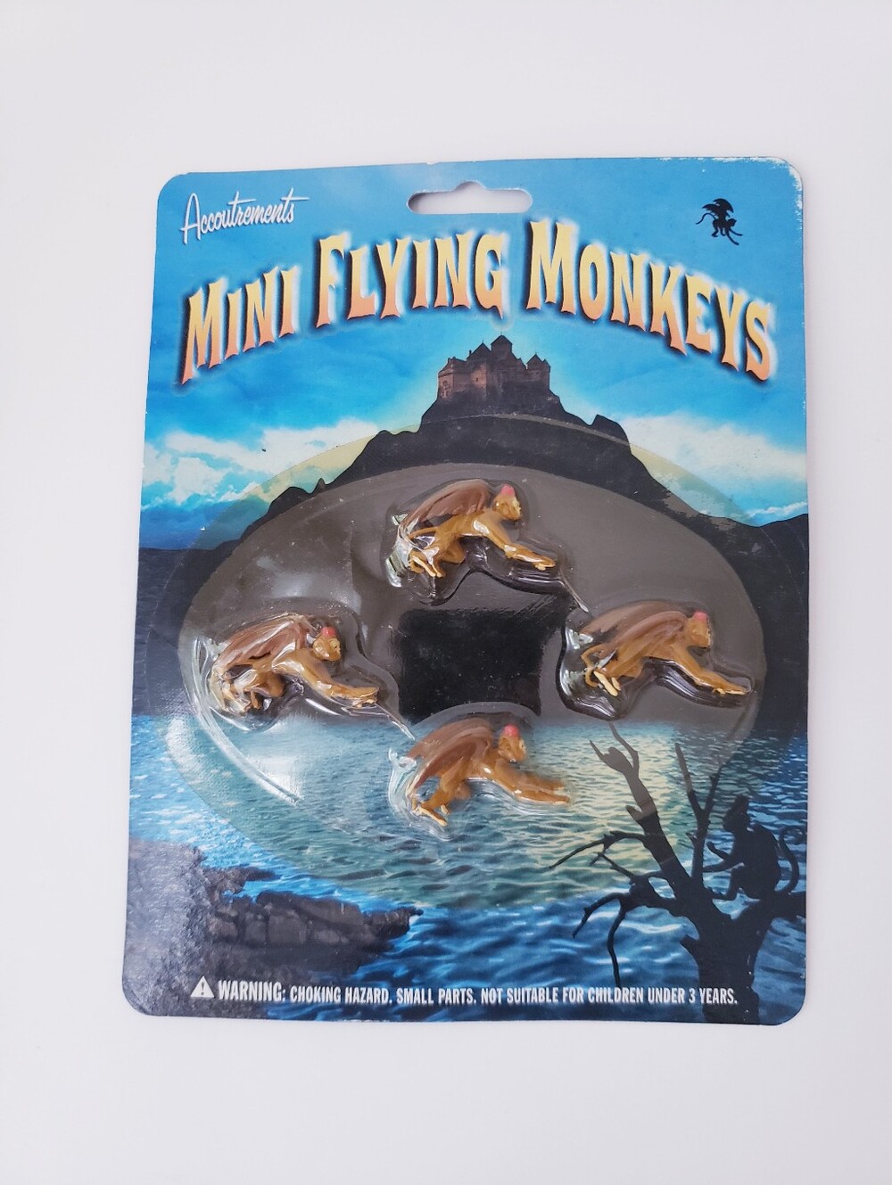 Vintage 2007 Accoutrements Mini Flying Monkeys Figure 4-Pack Set - Picture 5 of 5